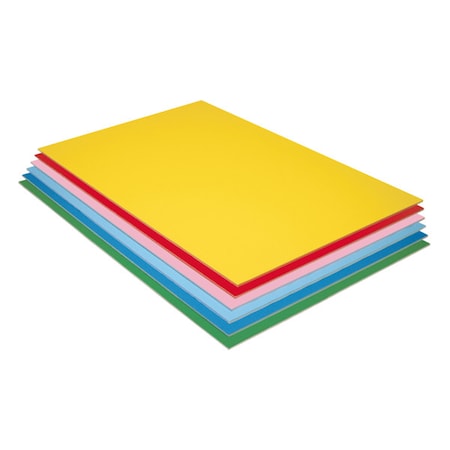 UCREATE Foam Board, 6 Assorted Colors, Matte, 20in x 30in, PK 12 P5512